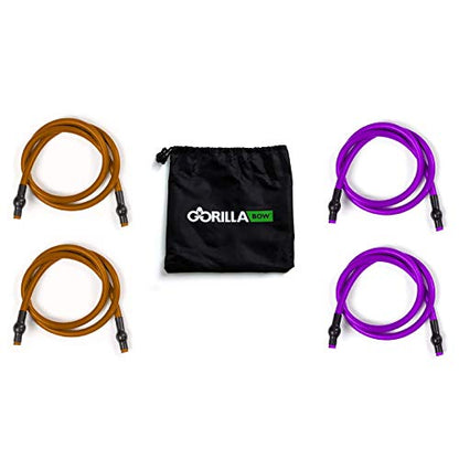 Gorilla Fitness Resistance Bands for Gorilla Bow Original and Gorilla Bow Travel