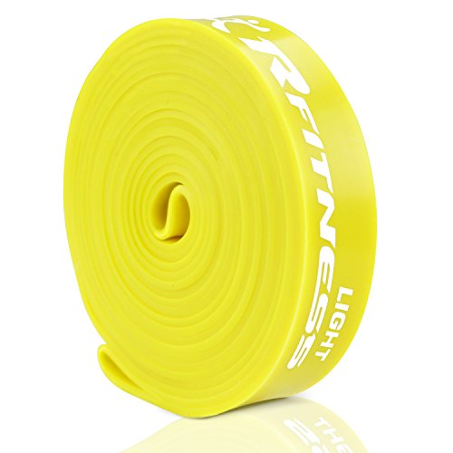 Furinno RFitness Professional 41-Inch Long Loop Stretch Latex Exercise Band, Light (Yellow)