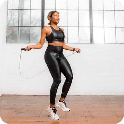 WeGym Smart Jump Rope with App Tracking, LED Display and Jump Counter - color: Pink