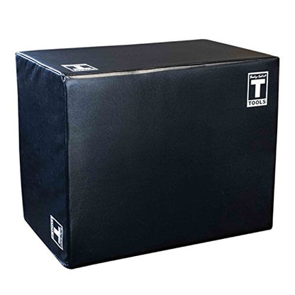 Body-Solid 3-Way Plyometric Box Set - Exercise, Jump, and Step Up Boxes for Training, Gym, Fitness, and Home Workouts - Foam, Adjustable, Soft, and Durable Plyo Boxes (20, 24, 30 Inch)