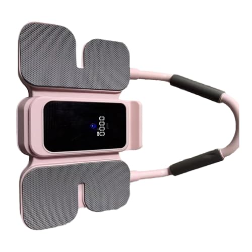 kowaku Abdominal Wheel with Phone Holder Practical Unisex Fitness Equipment Multifunctional Beginners Home Abdominal Muscle Training - color: Pink