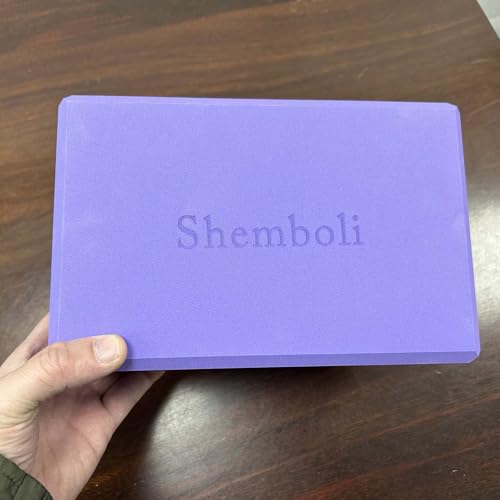 One Pack Yoga Block Soft Non-Slip Foam Blocks with Beveled Edges for Yoga Pilates Meditation Yogas Accessories for Stability Balance Deepen Stretches