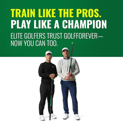 GolfForever Swing Trainer – Golf Fitness & Training System for Strength, Flexibility & Swing Power – Includes Membership & Premium Training Bar for Golf-Specific Workouts - size: Free Trial