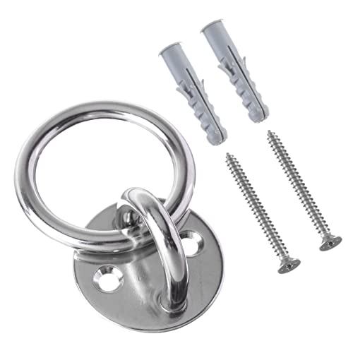 1set Ceiling Anchor Bracket for Suspension Trainer Gymnastic Yoga Swings Sturdy Mounting for Workouts