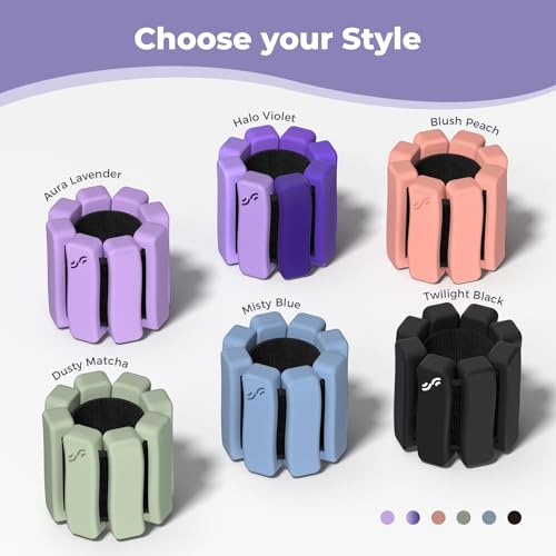 Sportneer Wrist & Ankle Weights for Women & Men Set of 2 (1LB/2LB Each) - Soft Silicone Arm & Leg Weights for Pilates, Yoga, Walking, Barre, Home Workout, Water Aerobics