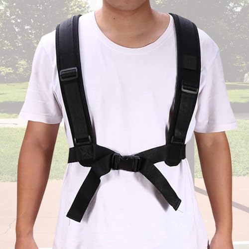 Sled Harness Tire Pulling Harness, EVA Shoulder Strap Portable Assistance Equipment Vest Training Workout for Resistance Training Strength Running