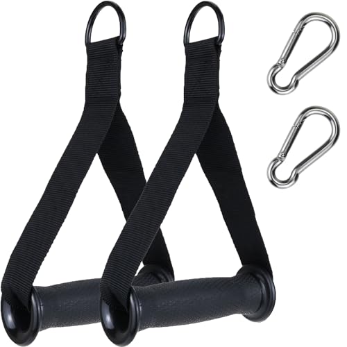 Exercise Handles for Resistance Bands & Cable Machines – Heavy-Duty Non-Slip Padded Grips for Strength Training, Home Gym, and Rehabilitation