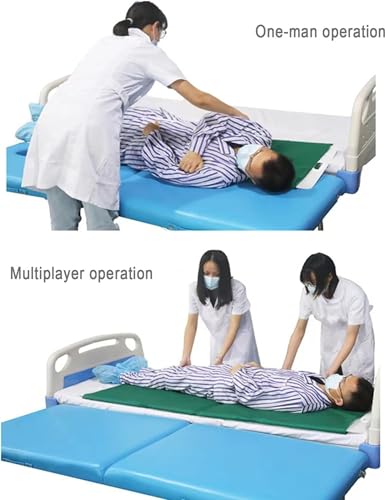 Foldable Transfer Slide Board Transfer Sheets Stretcher, Transferring Board for Nursing Patient,Hospital Bed Patients Positioning,Slide Assist Device for Seniors and Handicap