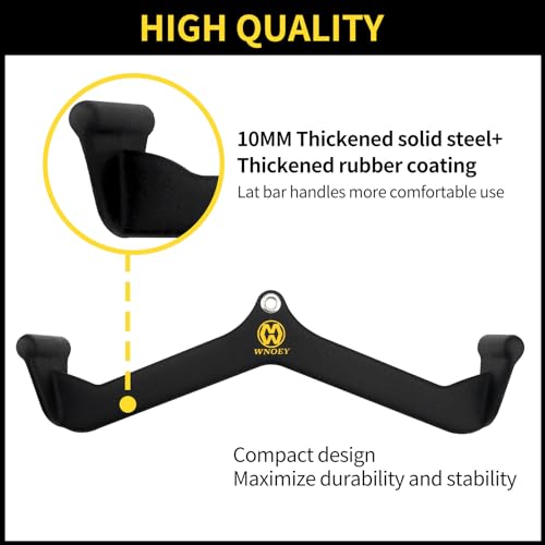 LAT Pulldown Attachment,Back Tricep Bar Strength Training,Handle Grips LAT Pull Down Bar Press Down Exercises,Cable Machine Accessories, Cable Back Attachments for Home Gym - style: Style 1+3+5