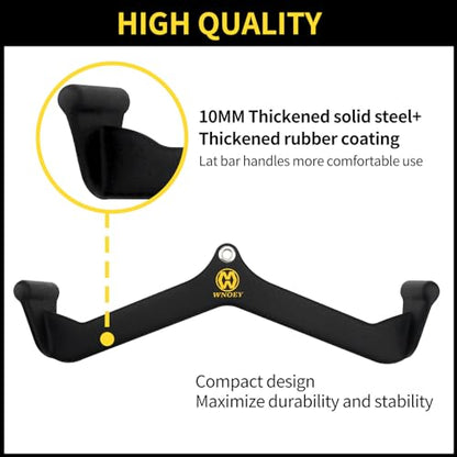 LAT Pulldown Attachment,Back Tricep Bar Strength Training,Handle Grips LAT Pull Down Bar Press Down Exercises,Cable Machine Accessories, Cable Back Attachments for Home Gym - style: Style 1+3+5