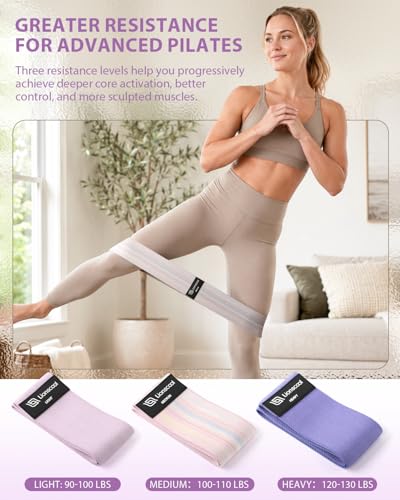Pilates Ring Set – 14" Anti-Deformation Magic Circle with Padded Handles, Mini Ball, Resistance Bands, Guide & Bag
