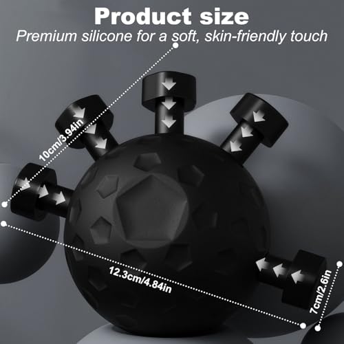 Finger Grip Strengthener, 2026 New Hand Forearm Ball Strengthener Wrist Strengthening Guitar Finger Gripper Strength Trainer,Adjustable Hand Muscle Strength Trainer for Grip Strength and Grip Training