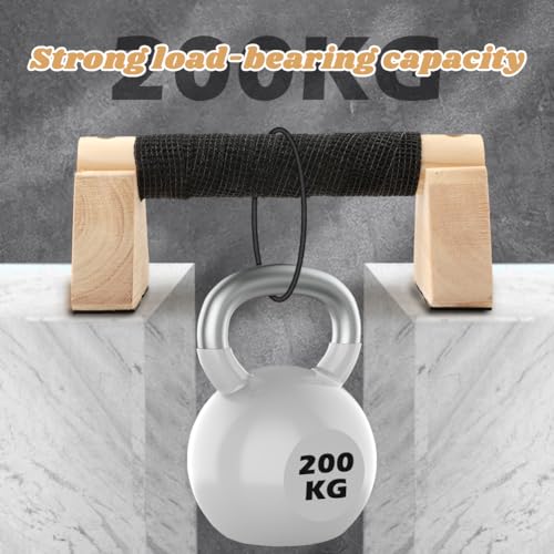 Wood Parallettes Bars for Home Workout, Push Up Bars & Dip Stands, Wooden Calisthenics Equipment Handstand Blocks for Strength Training, Rehabilitation & Gymnastics - size: 25cm