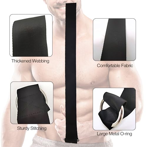 Arm Wrestling Training Loading Strap, Ideal for Wrist Forearm and Biceps Workouts Muscle Strength Tools Suitable Home Gym 1-2 inches Barbell Plates Strap Barbells, Finger Exerciser Strengthener