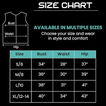 Challenge Weighted Workoutwear Weighted Vest for Women - 4 lb Body Weight Vest with Flexible Thin Weights - Removable Weights for Walking, Running, Cardio, Strength Training, Weight Loss