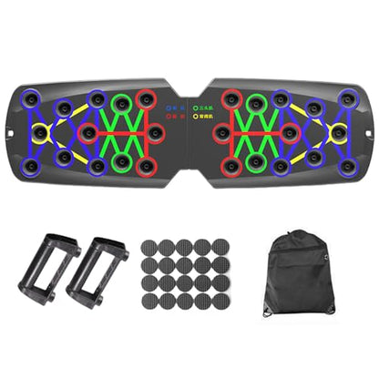Push Up Boards Multifunctional Foldable Fitness Workout Tool Pushup Stands Exercise Board Muscle Board For Home Boards Exercise Tool