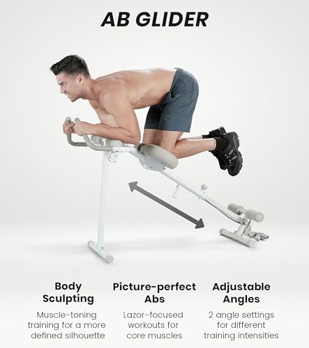WONDER CORE Pro Max Workout Equipment 4-in-1 Exercise Equipment + WONDER CORE Slide Fit Ab Roller for Core Wokrout