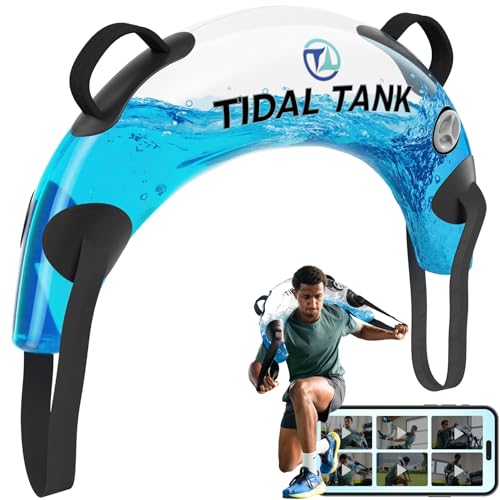 Tidal Tank Tube - The Original Aqua Bag - Water Weight Bag up to 79 lbs - Adjustable Workout Sand Bags Weights Alternative - Portable Sandbag Fitness Equipment Set, Home Exercise Gym - Including App - color: Bulgarian