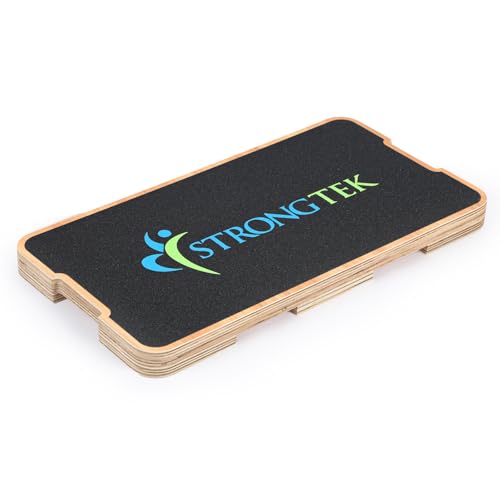 StrongTek Resistance Band Training Platform, Bamboo/Wood, 1000 lb, Non-Slip - size: wood
