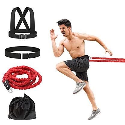 Resistance Explosive Training Rope Force Improve Power, Agility, Strength Track and Field Football Basketball Volleyball Multi-Directional Physical Equipment