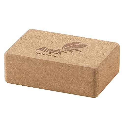 Airex Exercise ECO Line Fitness for Yoga, Physical Therapy, Rehabilitation, Balance & Stability Exercises - ECO Cork Block Accessory