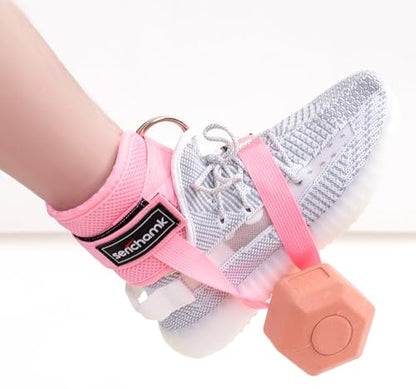 Adjustable Adjustable Feet Dumbbell Attachment,Feet Weight Lifting-Foot Weights for Exercise, Leg Extensions,Tibialis Trainer,Leg Lift Exercise Equipment - color: Style 3-Pink 1pc