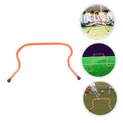 Agility Hurdles 3pcs (15cm) Plastic Wear-Resistant Training Hurdles for Football Running Speed Coordination Training Equipment for Youth Sports