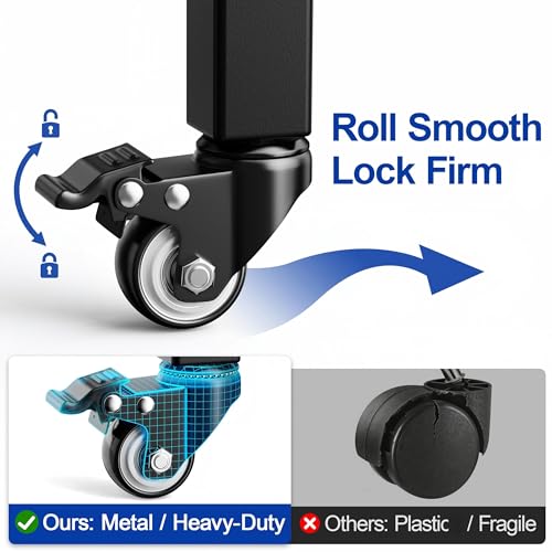 Dumbbell Stand Fits For Adjustable Weights Dumbbell Rack With Wheels 500lbs Loading（Rack Only）