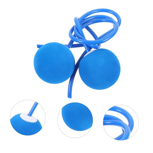 1 Pair Ropeless Ball Skipping Rope Fitness Skipping Rope Ball Cordless Ball Fitness Jump Rope Ball - color: Blue