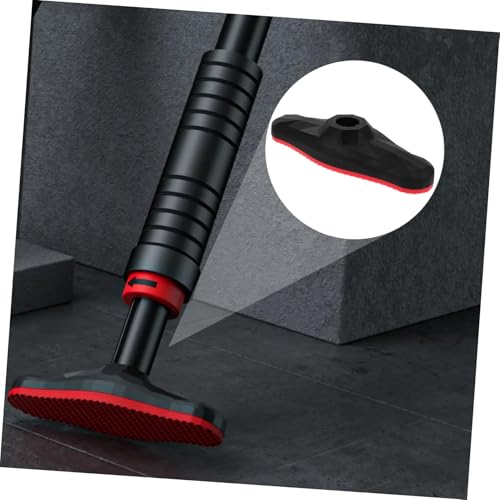 YARNOW Door Pull Up Bar Suction Cup Fixed Door Training Bar Accessory with Foot Plate Non Slip Grip Pads for Home Workouts No Screws Required Stable Fitness