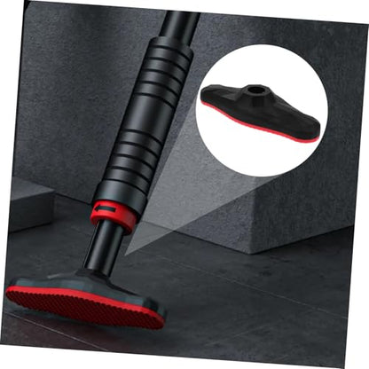 YARNOW Door Pull Up Bar Suction Cup Fixed Door Training Bar Accessory with Foot Plate Non Slip Grip Pads for Home Workouts No Screws Required Stable Fitness