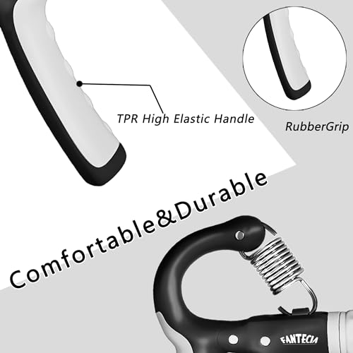 Hand Grip Strengthener for Kids and Youth, Adjustable Resistance Hand Gripper 11-45Lbs, Hand Grips for Strength Training, Stress Relief Grip - color: Black-2 pack