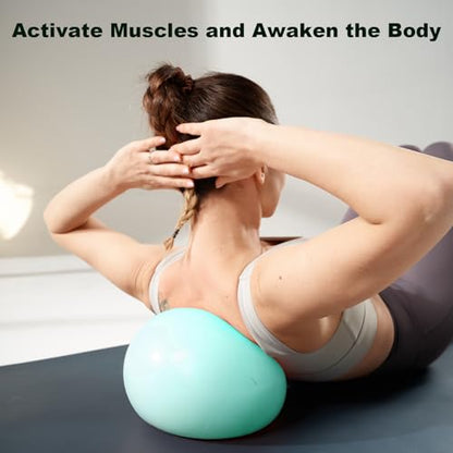 Exercise Ball for Workouts, 9 Inch Pilates Ball Anti-Burst and Slip Resistant Yoga Ball for Gym Fitness and Physical Therapy - color: Green 25cm