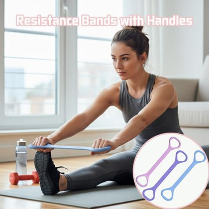 Figure 8 Fitness Resistance Band for Women - color: Purple