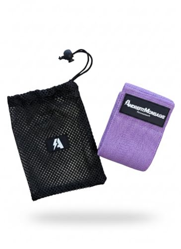 Booty Band by AndreFitMonsalve – Fabric Resistance Band, Medium Resistance, Non-Slip for Glutes, Legs, hips, Home and Gym Workout.