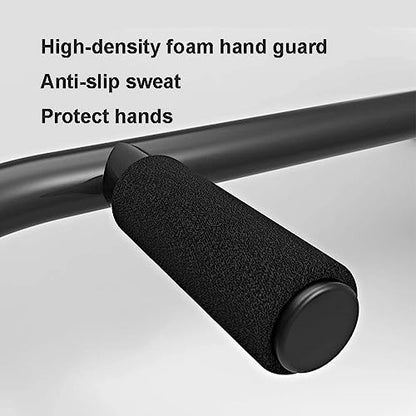 Wall-mounted Pull Up Bar Home Gym, 660lbs Capacity Heavy Duty Chin Up Bar Upper Body Workout Bar for Strength Training Equipment, Fitness Exercise Frame for Indoor Outdoor Use