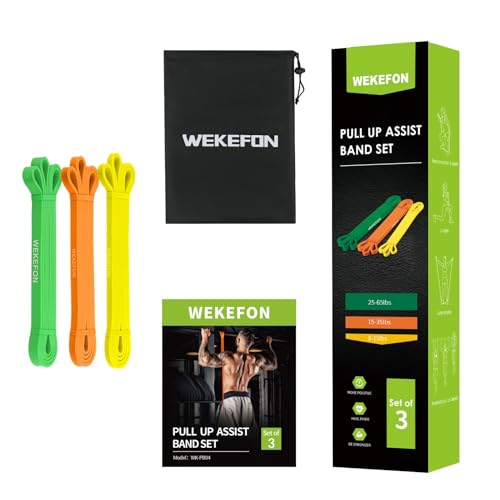 Resistance Bands Set, Pull Up Assist Bands - Stretch Resistance Band - Mobility Band Powerlifting Exercise Bands for Resistance Training, Physical Therapy, Home Workouts