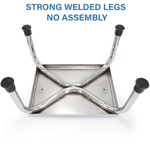 Vaunn Medical Foot Step Stool 350lbs Heavy-Duty Welded Steel Legs, Fully Welded Single Construction Frame, Anti-Skid Rubber Platform