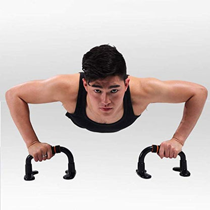 S Shape Push-up Stand Aluminium Alloy Home Fitness Chest Training Equipment