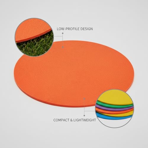 Flat TPE Training Marker Disc for Soccer and Agility Drills, 9.1 Inch (1 PC)