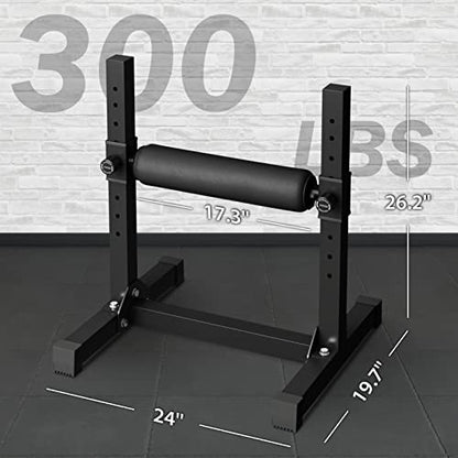GMWD Bulgarian Split Squat Stand, Single Leg Squat Roller, Single Leg Squat Stand, Lower Body Specialty Machine