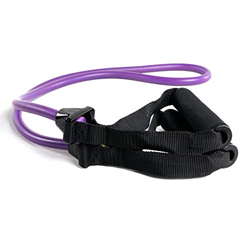 Power Systems Premium Versa-Tube Plus Double Tube Resistance Bands with Handles 48" Portable Latex Exercise Tubing, 6 Resistance Levels for Strength Training, Physical Therapy, Home Gym & Travel - color: Extra Heavy, size: 48"