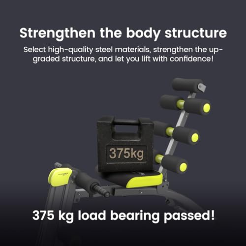 Wonder Core 2 Upgraded Adjustable Workout Bench & Ab/Rowing Machine - Total Gym Style Core Workout Equipment for Ab Workouts, Upper Body & Sit-Up Exercise