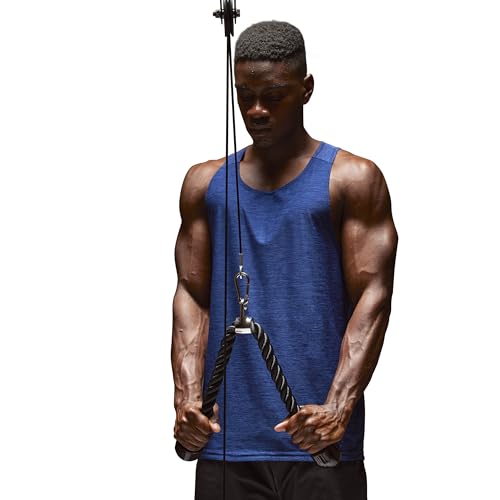 Sunny Health & Fitness Power Cage Squat Rack Upgrade Attachments, Dip Bar, Plate Bar Holder, Belt Squat, J Hook, Lat, Adapter, U Ring, Pull Up Bar, Landmine, Captain's Chair, Tricep Rope For Home Gym - style: Tricep Rope