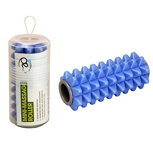 Fitness Mad Mini Massage Foam Roller, On-The-Go Myofascial Release, Travel Size, 16cm x 6,5cm, Portable Pain Relief for Tight Muscles