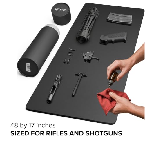 Falko Tactical Gun Cleaning Mat, Gun Mat for Handgun, Rifle and Shotgun - color: Black, size: 48x17