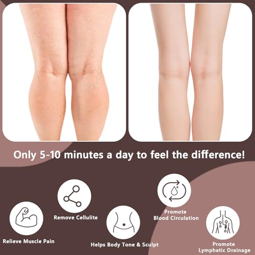 Wood Therapy Massage Tools, Anti Cellulite Massager Body Scraping Lymphatic Drainage Massager,Trigger Point Wood Therapy Gua Sha Tool for Body Sculpting,Back, Legs, Full Body Use - style: Wooden Massager