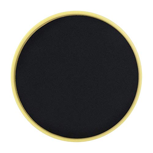 Core Sliders Exercise Discs, 2-Pack Yellow Fitness Sliders for Home Gym, Yoga, Pilates, Full Body Workout on Wood, Carpet, Tile