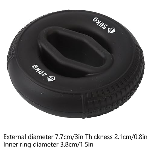 Sonew Hand Grip Strengthener, 40 to 50KG Silicone Grip Trainer Anti Slip Strength Training Ring for Finger and Forearm Exercise Grip Trainer for Rock Climbing