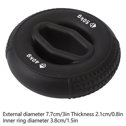 Sonew Hand Grip Strengthener, 40 to 50KG Silicone Grip Trainer Anti Slip Strength Training Ring for Finger and Forearm Exercise Grip Trainer for Rock Climbing